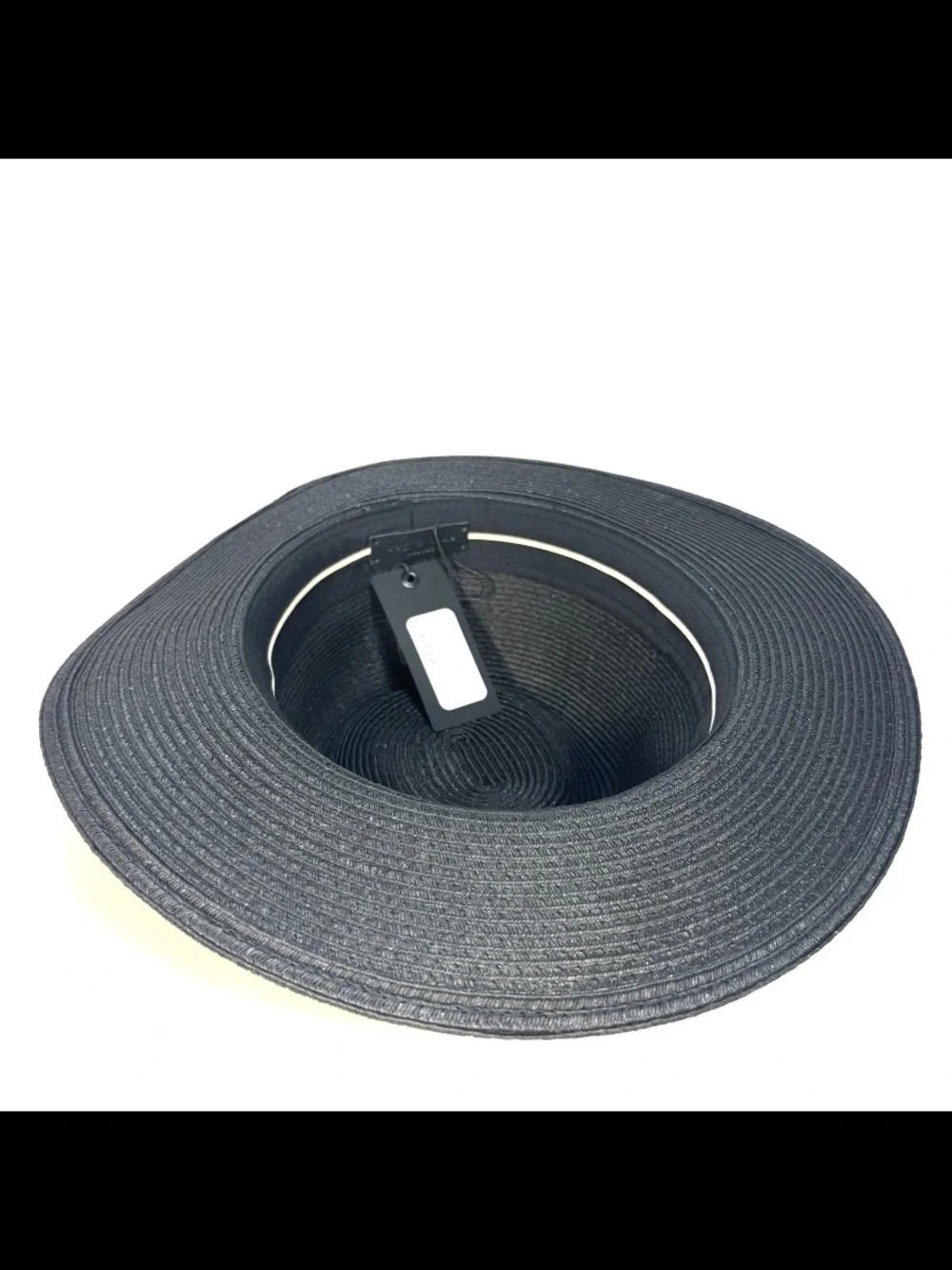 NWT! Rag & Bone Black Fedora w/Silver Band Women’s hat
